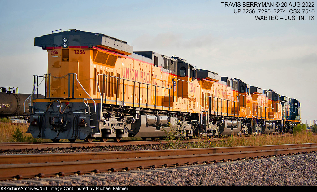 UP and CSX AC4400CWM Locomotives